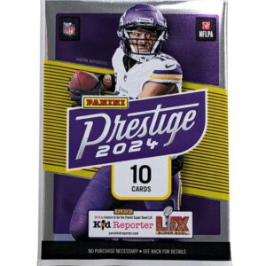 2024 Panini Prestige Football NFL Retail Pack with 10 Trading Cards