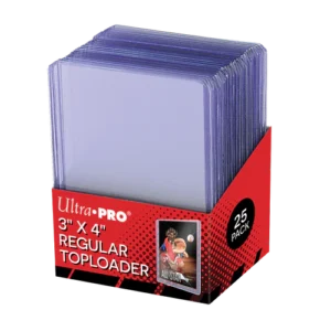 Ultra pro: Toploader 25 count pack - 3X4 Regular