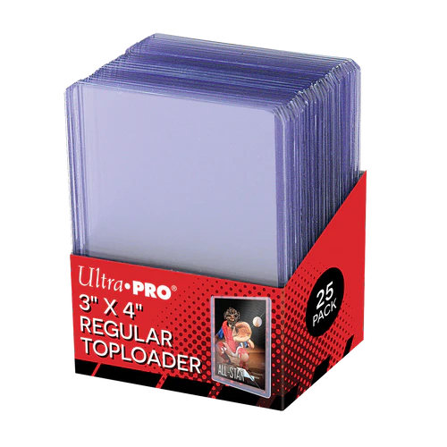 Ultra pro: Toploader 25 count pack - 3X4 Regular