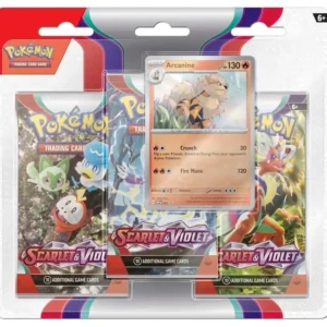 Scarlet & Violet 3 Pack Blister