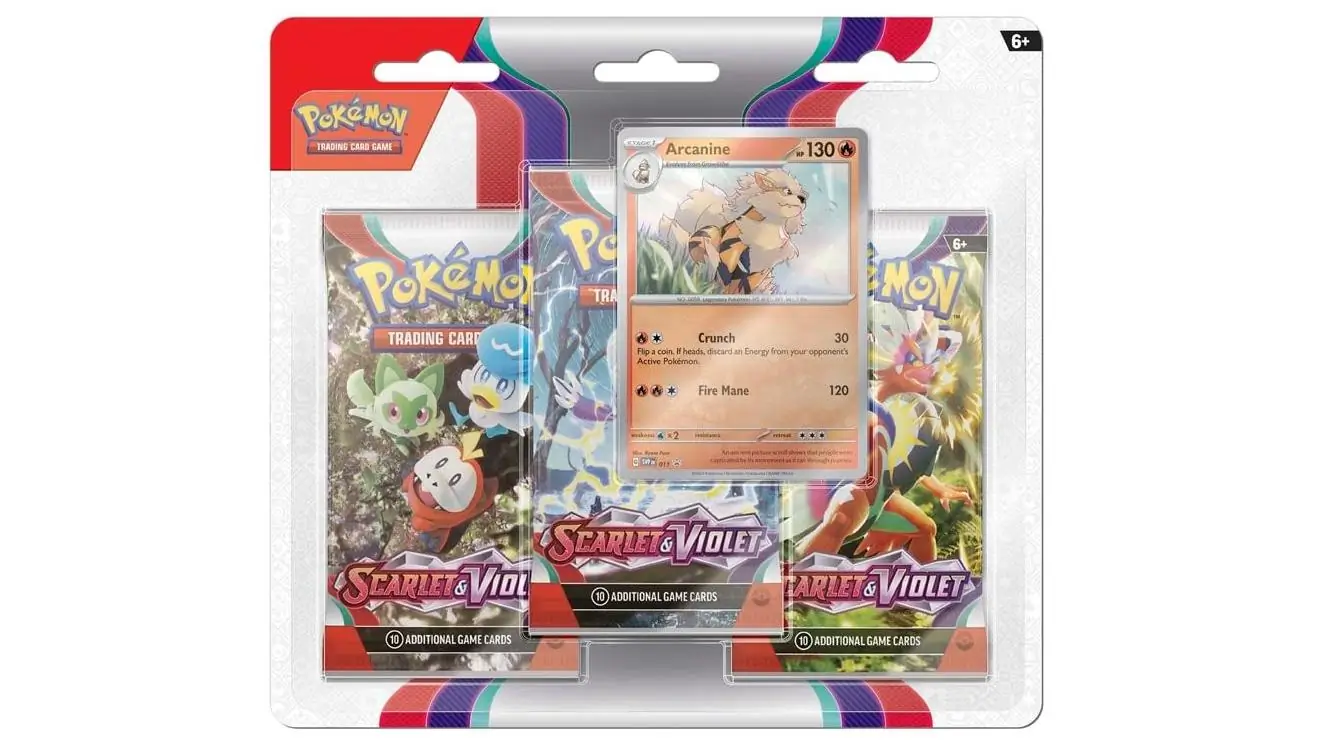 Scarlet & Violet 3 Pack Blister
